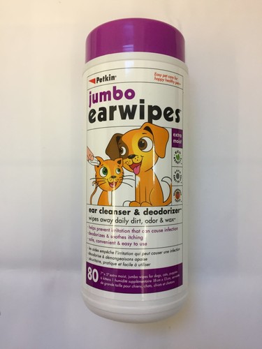 Petkin jumbo earwipes for - earwipes,