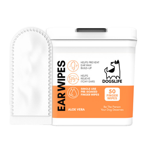 Dogslife ear cleaning - cleaning, finger
