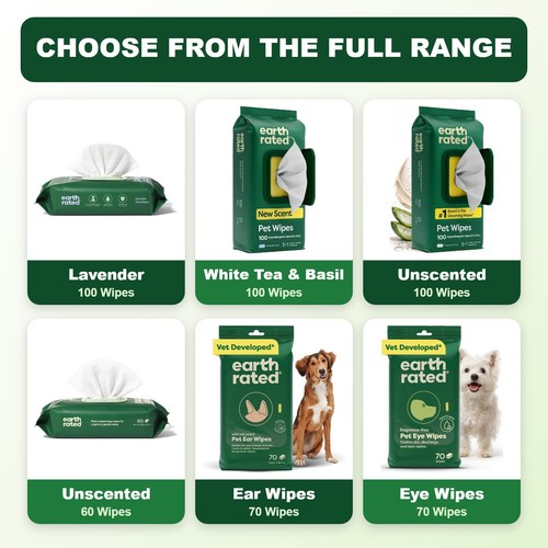 Earth rated dog wipes - rated,