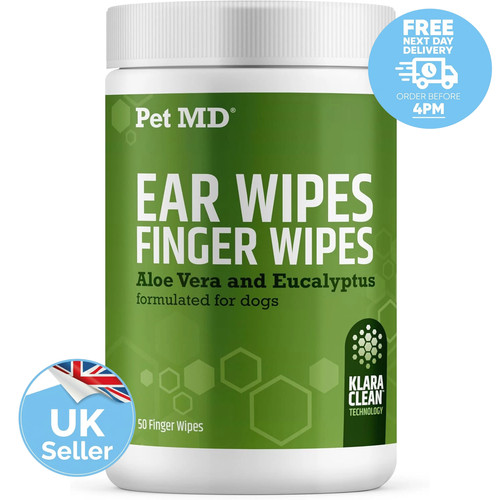 Pet ear finger wipes - ear,