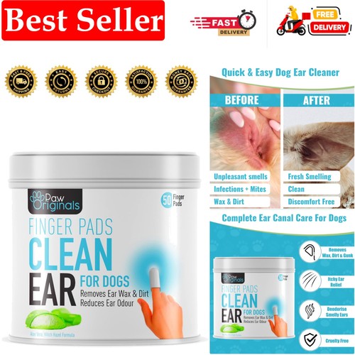 Dog ear wipes finger - wipes,