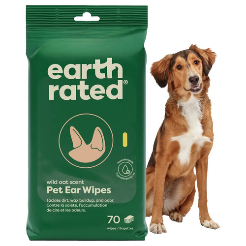Earth rated pet ear - pet, wipes
