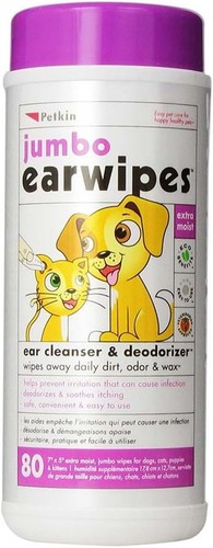 Petkin jumbo pet ear - ear, 80