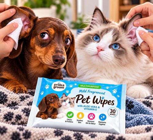 Pet wipes dog cat - dog, ear