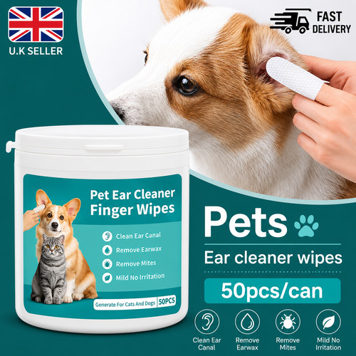 Pet ear cleaning wipes - wipes, cat