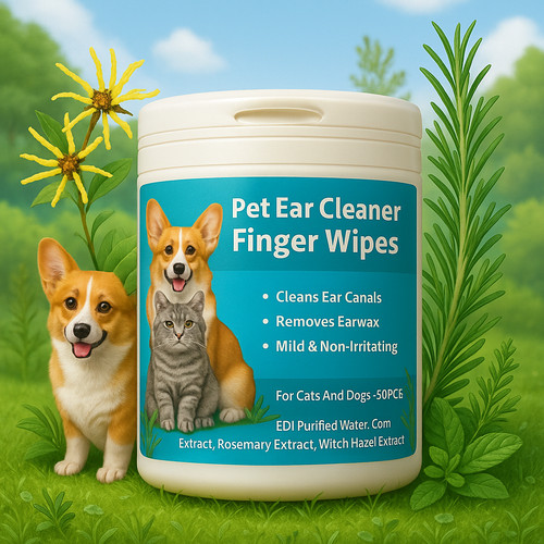 Pet ear cleaner - , finger