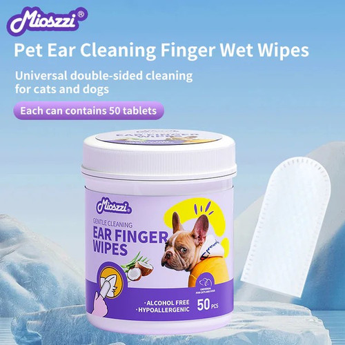 Mioszzi pet ear care - ear, wipes