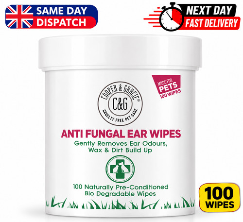 Anti fungal dog ear wipes - fungal,