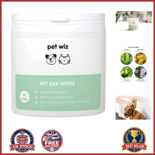Pet ear wipes for cleaning - for,