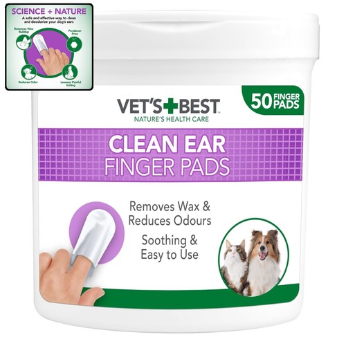 Vets best clean ear wipes - vets,